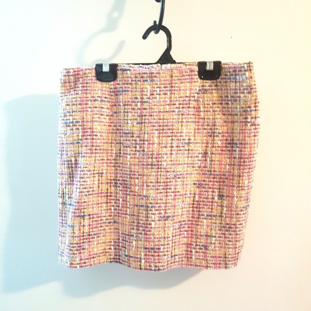 Vintage LC pink tweed skirt